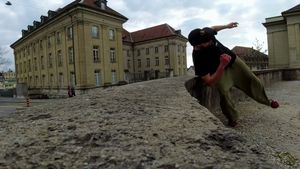 Side roll vault