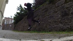 Wall pirouette